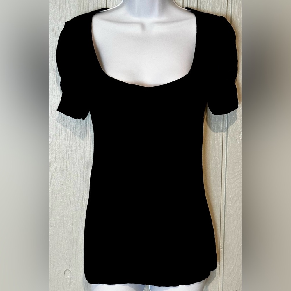 American Rag Black Short Sleeve Top
